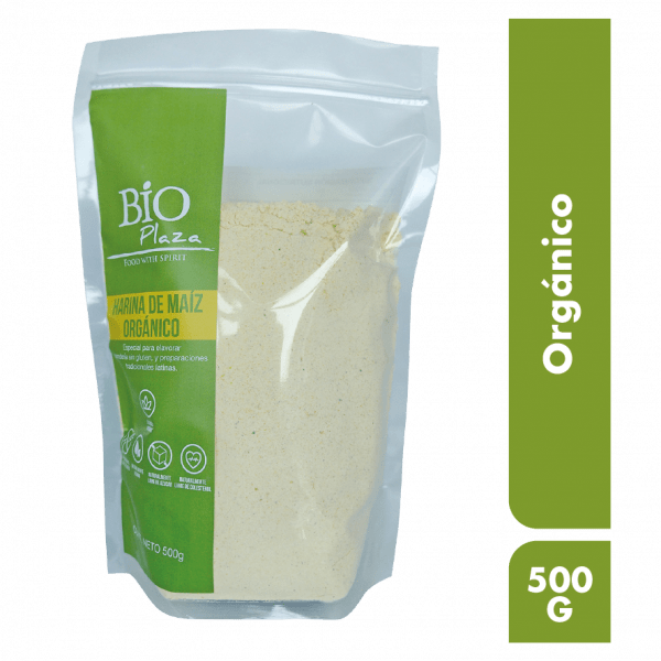 Harina de maíz orgánico-*500g